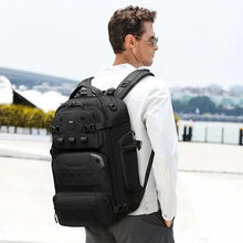 4348 WC VIP Luggage Bag Ozuko 20inch Men Backpack Outdoor Travel Pack Male Luggage Multifunctional Backpack Large Waterproof 15.6Laptop Men Bag  Mochila
