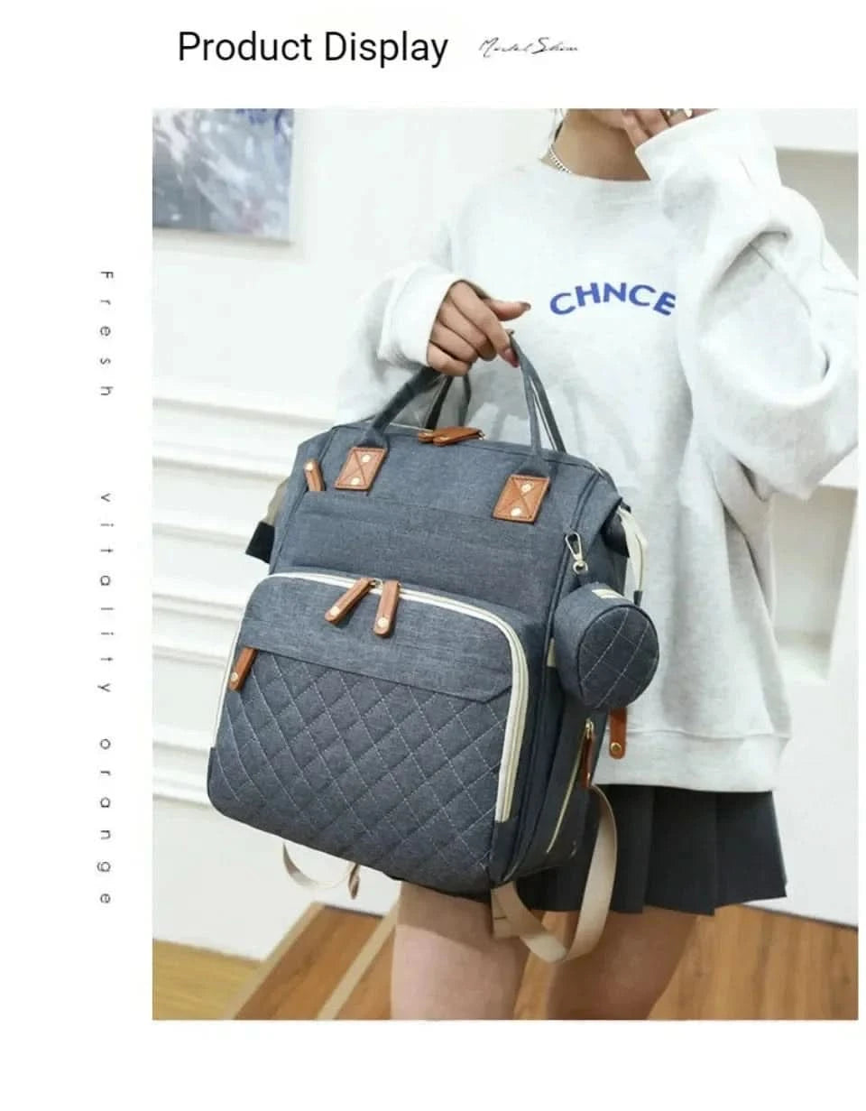 WOW GOODS !! Baby & Child Baby diaper backpack toddler diaper backpack with diaper changing pad mom and dad travel large capacity backpack baby bag