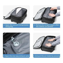 4348 WC VIP Luggage Bag Men Travel Backpack vacuum compression 17 inch Laptop Business Large Capacity school Backpack Expanded outdoors Hiking backpack
