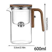 x 600ml Elegant Heat-Resistant Glass Teapot with Infuser