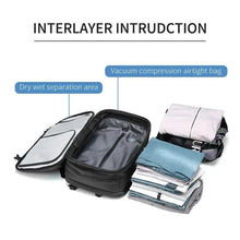 4348 WC VIP Luggage Bag Men Travel Backpack vacuum compression 17 inch Laptop Business Large Capacity school Backpack Expanded outdoors Hiking backpack