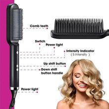 x 3-in-1 Pro Heated Hot Comb – Quick & Efficient Styling