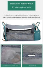 WOW GOODS !! Baby & Child Folding Mommy Bag Lightweight Portable Folding Crib Bed Large-capacity Baby Backpack Female Mommy Outting Bag Mummy Bag