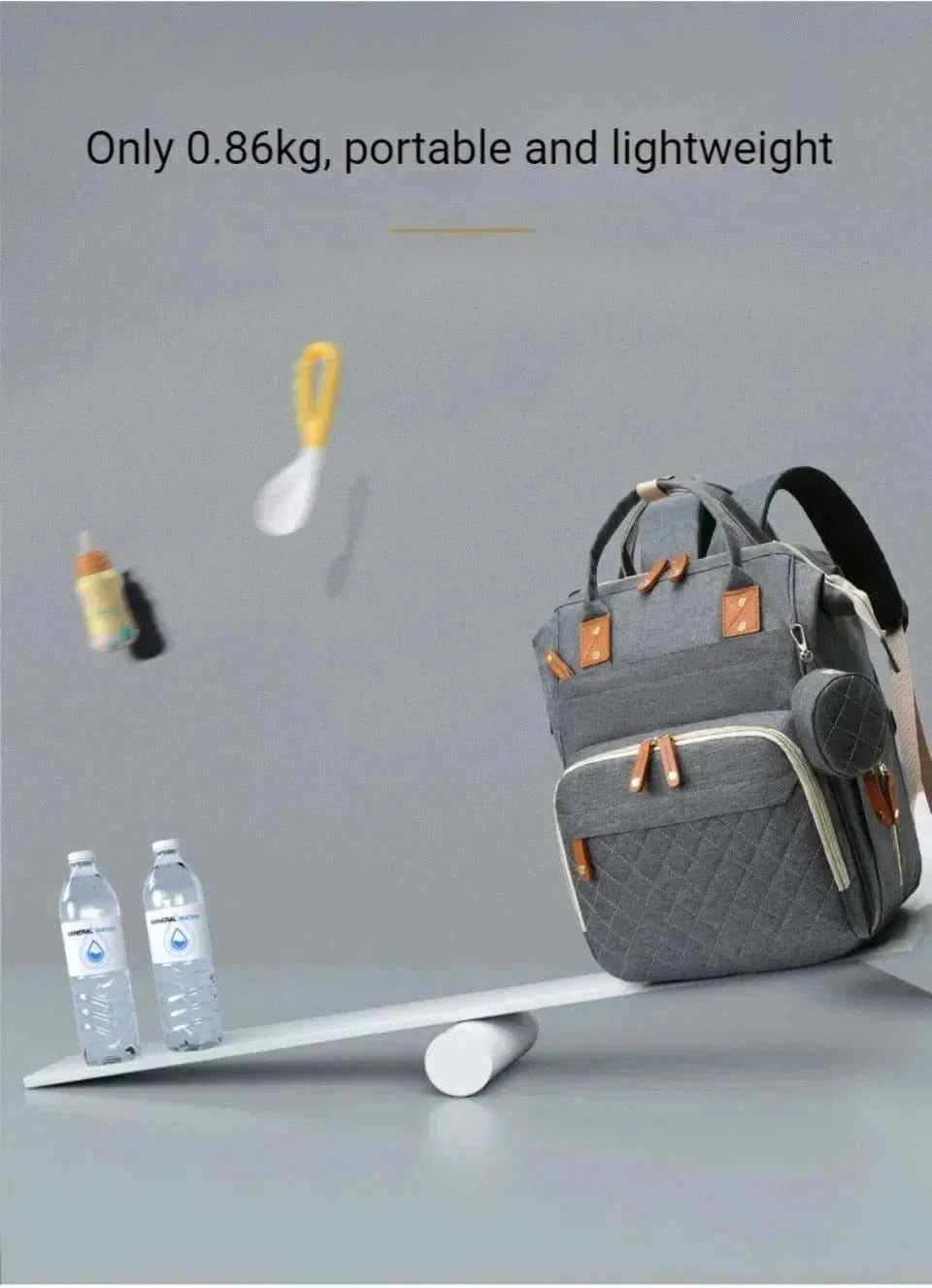 WOW GOODS !! Baby & Child Baby diaper backpack toddler diaper backpack with diaper changing pad mom and dad travel large capacity backpack baby bag