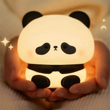 4348 WC VIP Baby & Child Panda Cute Animal Night Light, LED Squishy Novelty Lamp, 3 Level Dimmable Nursery Nightlight, Rechargeable Touch Lamp for Kids