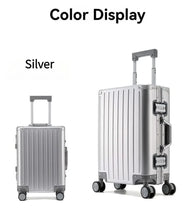 Large Capacity Durable Luggage for Men and Women, Aluminum, Carry-On, Boarding, Travel, New, 20, 24, 26, 28