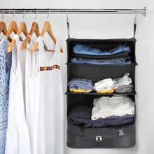 1 Set Housewares Luggage Travel Organizer Travel Essentials Hanging Packing Cubes Hanging Shelves Laundry Storage Compartment