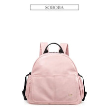 WOW GOODS !! Luggage Bag Soboba Large Capacity Solid Diaper Bag with Backpack Straps for Fashionable Mothers – Waterproof Nappy Changing Bag