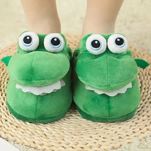 x Adorable Cartoon Crocodile Slippers – Cozy & Fun