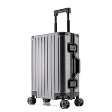 Large Capacity Durable Luggage for Men and Women, Aluminum, Carry-On, Boarding, Travel, New, 20, 24, 26, 28