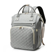 WOW GOODS !! light gray Folding Mommy Bag Mummy Large Capacity Bag Mom Baby Multi-function Waterproof Outdoor Travel Diaper Bags For Baby Care