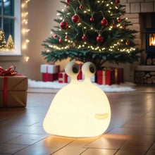 4348 WC VIP Baby & Child white style Slug Night Light with Touch Sensor | Squishy Silicone Soft Night Lamp | Adorable Animal Bedside Light for Bedroom