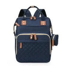 WOW GOODS !! Foldable Bed Diaper Bag Mommy Bag Large Capacity Pacifier Baby Backpack with Insulated Bottle Bag Baby Stroller Hanging Bag