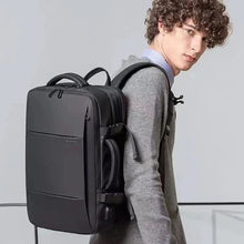 WOW GOODS !! Luggage Bag BANGE Travel Backpack Men Business Backpack School Expandable USB Bag Large Capacity 17.3 Laptop Waterproof Fashion Backpack