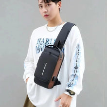 WOW GOODS !! Luggage Bag NEVER PUT YOUR CELL PHONE IN YOUR POCKET-BAG: Anti-theft Men's Password Lock Bag Men's Chest Bag Casual Sports Small