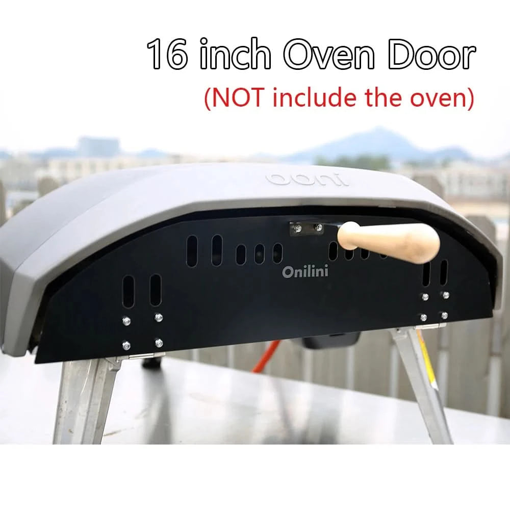 Onilini 12 inch or 16 inch Pizza Oven Door, Perfected Size for Pizza Oven