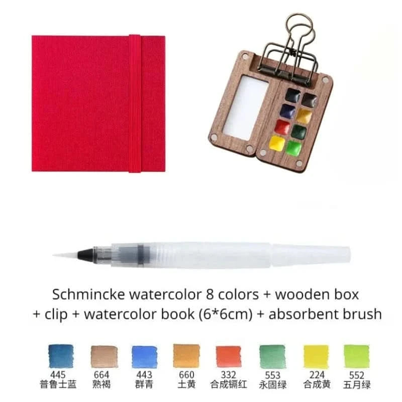 x watercolor  set F Premium Artist Sketchbook – Perfect for Students & Travel