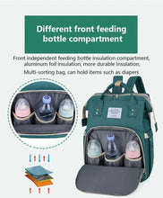 WOW GOODS !! Baby & Child Folding Mommy Bag Lightweight Portable Folding Crib Bed Large-capacity Baby Backpack Female Mommy Outting Bag Mummy Bag