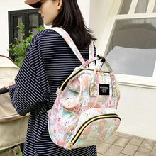 WOW GOODS !! Diaper Bag 25*38CM Baby Diaper Bag Cartoon Print Handbag Waterproof Reusable Diaper Bag Outdoor Travel Stroller Carrying Bag Storage