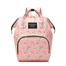 WOW GOODS !! Diaper Bag B 25*38CM Baby Diaper Bag Cartoon Print Handbag Waterproof Reusable Diaper Bag Outdoor Travel Stroller Carrying Bag Storage