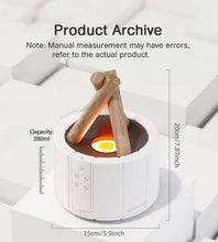 x Simulated Flame Aromatherapy Diffuser – Relaxing & Stylish