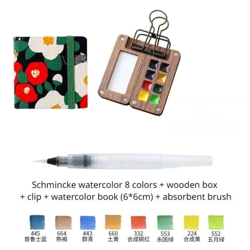 x watercolor  set C Premium Artist Sketchbook – Perfect for Students & Travel