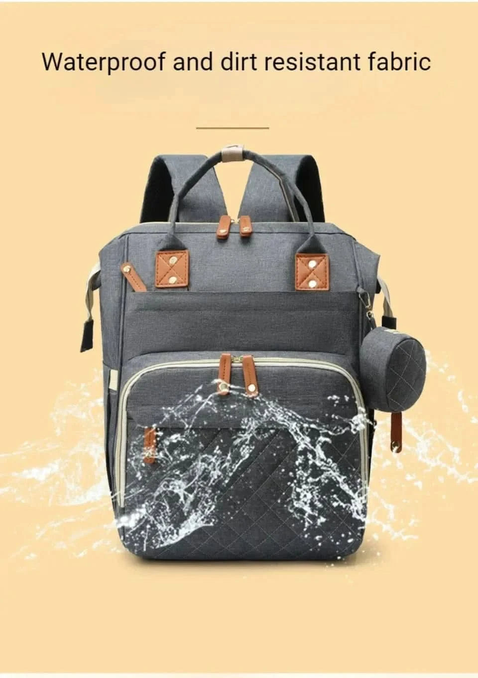 WOW GOODS !! Baby & Child Baby diaper backpack toddler diaper backpack with diaper changing pad mom and dad travel large capacity backpack baby bag