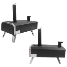 Outdoor Pizza Oven Wood Fired Maker Outside Stove 12in Portable Stainless Steel for Backyard