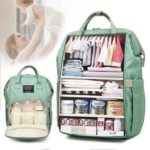 WOW GOODS !! New Diaper Bag Mummy Backpack Large Capacity Bag Mom Baby Multi-function Waterproof Outdoor Travel Diaper Bags Baby Care 2025