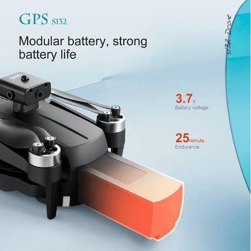 GPS 4K Foldable Drone for Adults & Beginners – Ultra-Long Flight, 5G FPV Transmission, Optical Flow, Brushless Motors, GPS Auto Return, Follow Me – 1 Battery + Handbag