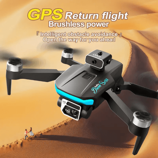 GPS 4K Foldable Drone for Adults & Beginners – Ultra-Long Flight, 5G FPV Transmission, Optical Flow, Brushless Motors, GPS Auto Return, Follow Me – 1 Battery + Handbag