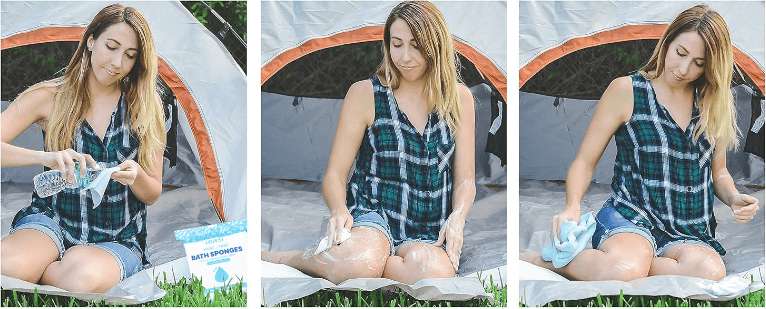 Rinse‑Free Bath Wipes & Foaming Shower Sponges – All‑In‑One No‑Rinse Clean