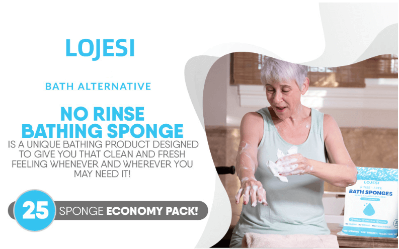 Rinse‑Free Bath Wipes & Foaming Shower Sponges – All‑In‑One No‑Rinse Clean