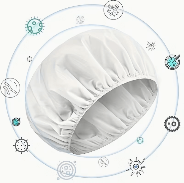 15pcs No-Rinse Hair Caps for Postpartum, Elderly & Post-Surgery Care – Water-Free Hair Washing