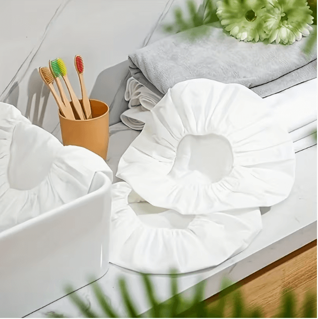 15pcs No-Rinse Hair Caps for Postpartum, Elderly & Post-Surgery Care – Water-Free Hair Washing