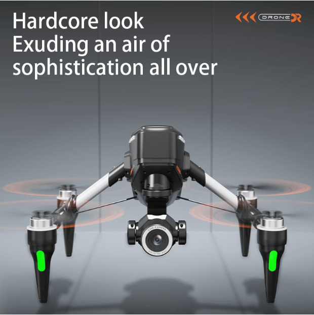 4K HD FPV Drone w/ 4.5” Screen Remote, Digital Transmission, Brushless Motors + 3 Batteries