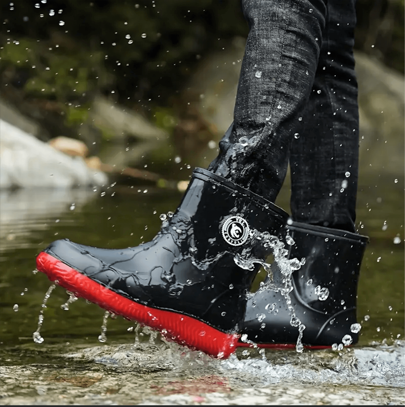 Waterproof Men's Boots - Durable, Non-Slip, Outdoor Walking Hiking Footwear