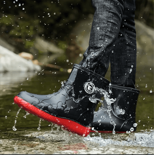 Waterproof Men's Boots - Durable, Non-Slip, Outdoor Walking Hiking Footwear