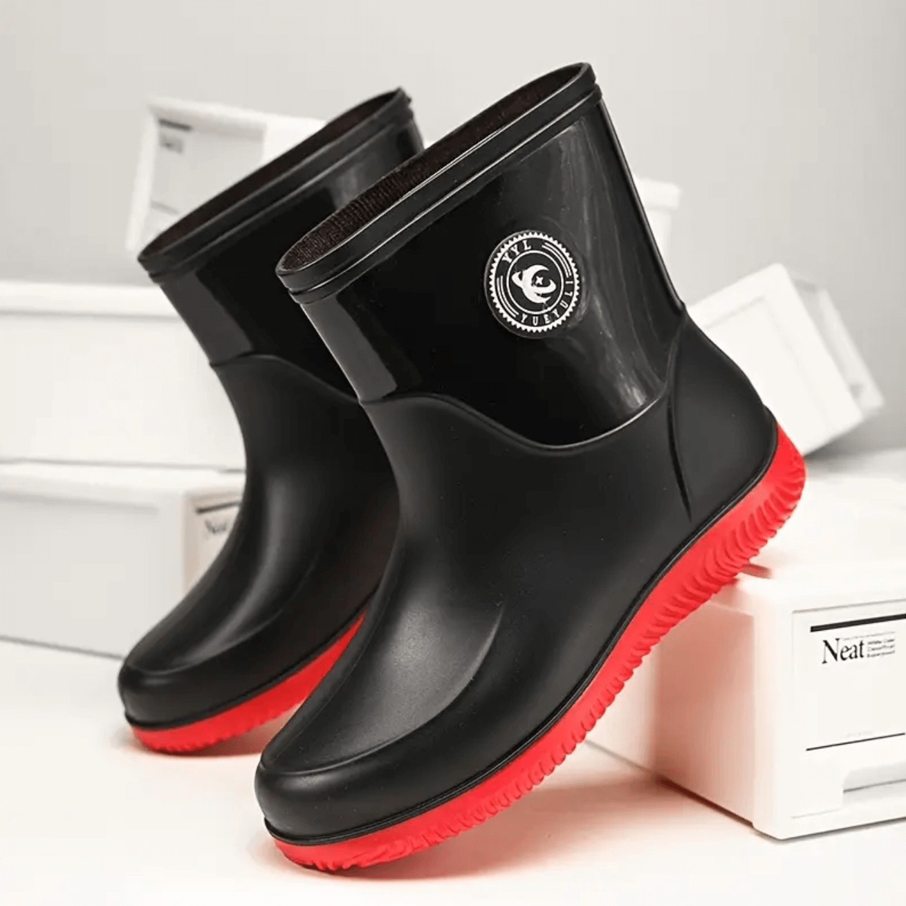Waterproof Men's Boots - Durable, Non-Slip, Outdoor Walking Hiking Footwear