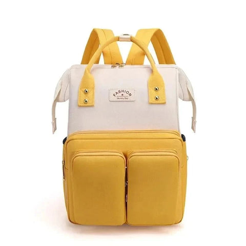 WOW GOODS !! Baby & Child Multifunctional Mommy Bag Milk Bottle Insulation Layer Backpack Portable Contrast Anti theft Mother and Child Bag