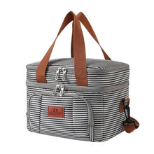 Multifunctional Double Layers Tote Cooler Lunch Bags for Women Men Large Capacity Travel Picnic Lunch Box with Shoulder Strap