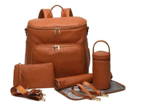 4348 WC VIP Luggage Bag Type 2 Brown / CHINA 7-in-1 Baby Diaper Bag w/Swag | Spacious Travel Backpack & Stroller Bag with Changing Pad