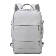 WOW GOODS !! Grey Travel Backpack Women Waterproof Anti-Theft Casual Bag