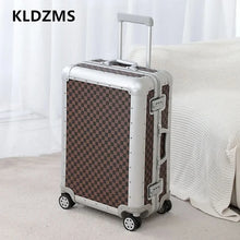 KLQDZMS All-Aluminum Rolling Luggage – Durable, Stylish, and Secure