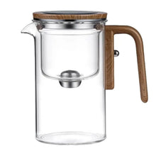 x Elegant Heat-Resistant Glass Teapot with Infuser
