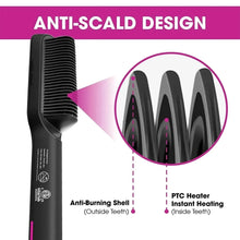 x 3-in-1 Pro Heated Hot Comb – Quick & Efficient Styling