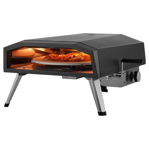 13 Outdoor Pizza Oven Portable Gas Oven Iron Spray Foldable for Camping