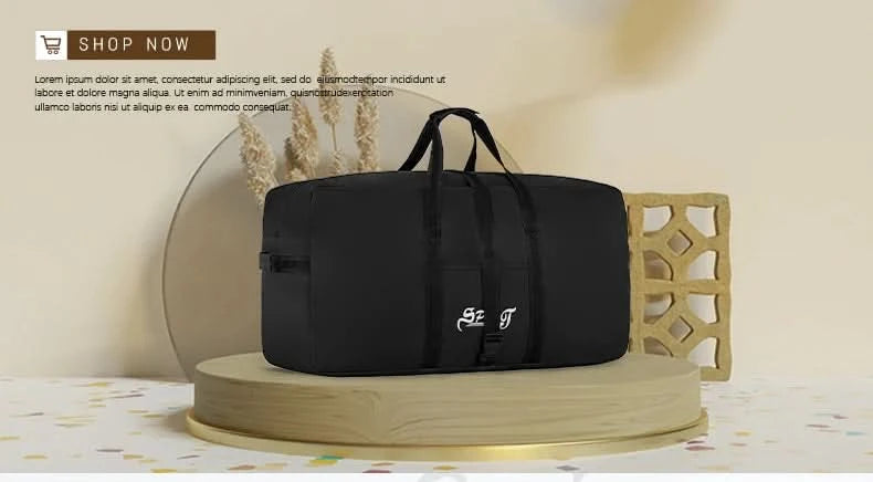 Fashionable Oxford Travel Tote Bag – Lightweight, Spacious & Versatile