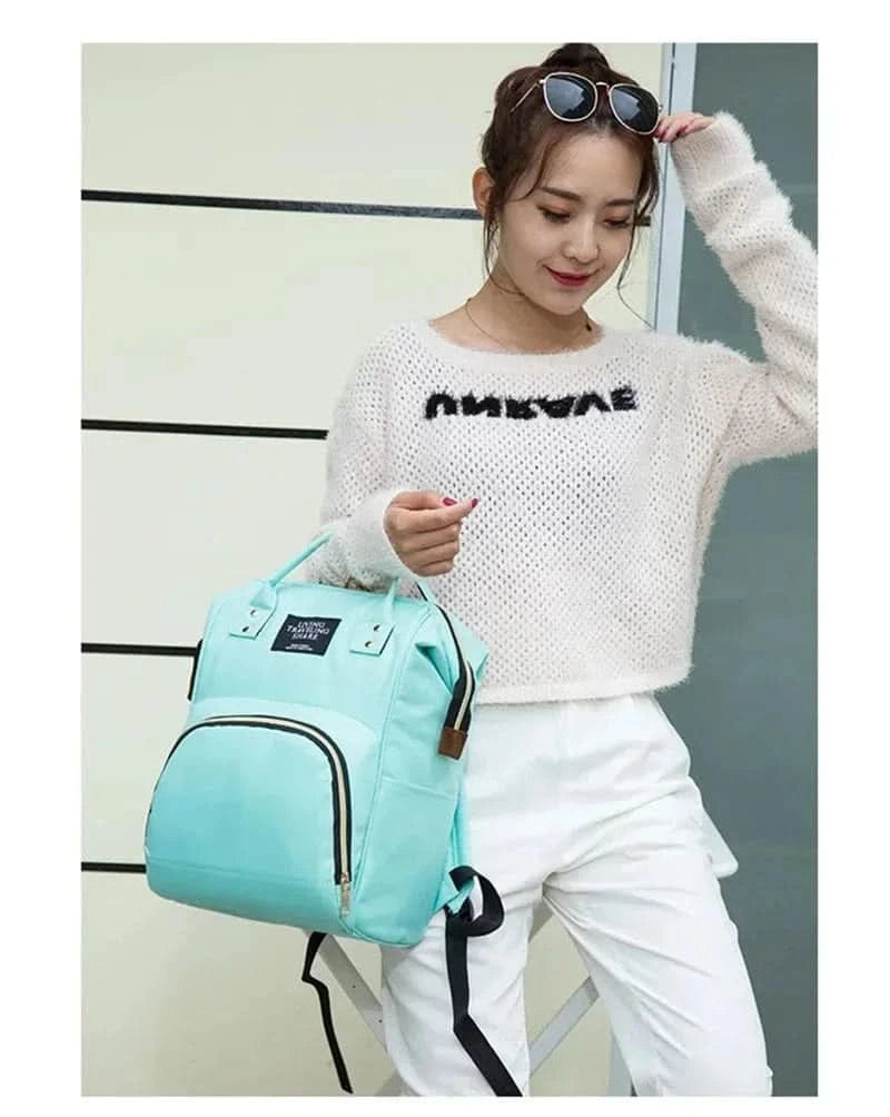 WOW GOODS !! New Diaper Bag Mummy Backpack Large Capacity Bag Mom Baby Multi-function Waterproof Outdoor Travel Diaper Bags Baby Care 2025
