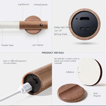 x Home & Garden Minimalist LED Wooden Night Light – USB Powered